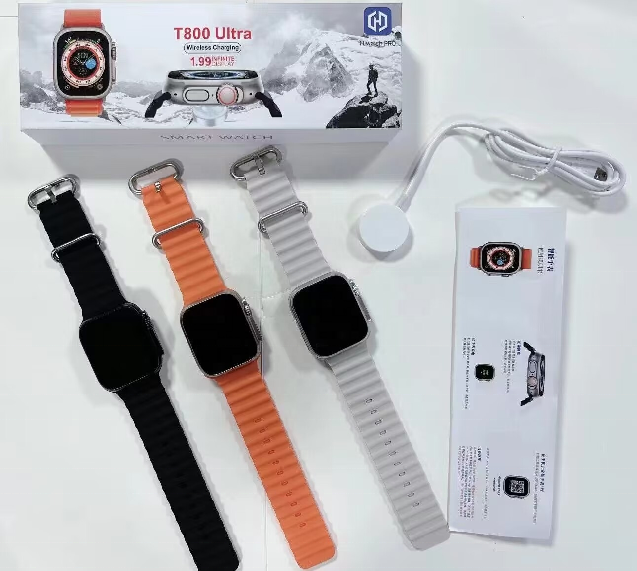 ساعت هوشمند مدل T800 Ultra طرح اپل واچ اولترا